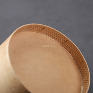 Sinh Thái Thân Thiện Với Takeaway Bán Buôn Cá Nhân Vòng Giấy Thực Phẩm Dùng Một Lần Bát Đóng Gói <span class=keywords><strong>Container</strong></span> Với Nắp Cho Thực Phẩm Và Súp Nóng - Product Image 3