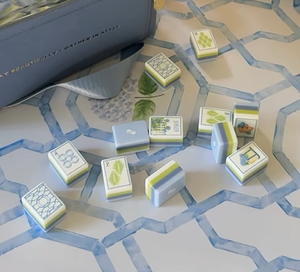 Andersruff the House of Hydrangea Ensemble <span class=keywords><strong>de</strong></span> tuiles <span class=keywords><strong>de</strong></span> Mahjong en acrylique gravé personnalisé, style américain - Product Image 3