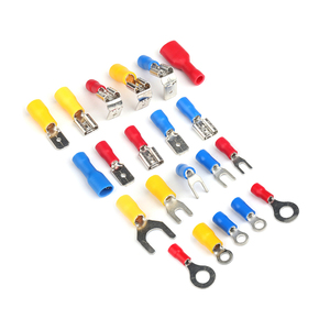 Connecteurs isolés à sertir pour câbles électriques automobiles, bornes mâles à anneau et à bout. - Product Image 2