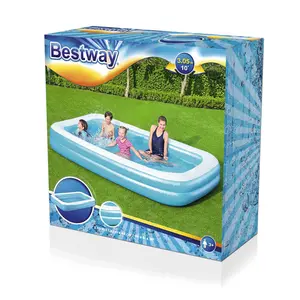 Bestway 54150 3,05 м x 1,83 м x 46 см, Новое поступление от фабрики, детский бассейн для плавания на открытом воздухе, надувной бассейн, сад