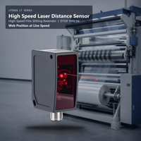 Capteur de distance laser pour refendeuse de film LR-TB5000 DTOF 1000Hz IP65 RS485 pour détection de position de bande, direct fabricant