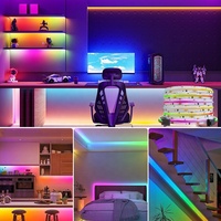 Haute luminosité Flexibilité Smart Cob LED Light Strip 810LEDs/m 12V RGB 10mm Flexible Cob LED Strip Cuttable PCB Lamp Body