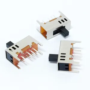 Slide Switch 3 Position 8 Pin DP3T 2p3t Hole Slide Switch For Toy