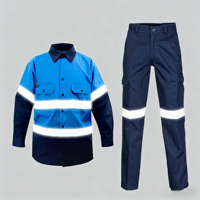 Vêtements de travail en coton, chemise, pantalon, uniforme, combinaison de travail, construction, exploitation minière, industrie, vêtements de sécurité réfléchissants, vêtements de travail haute visibilité