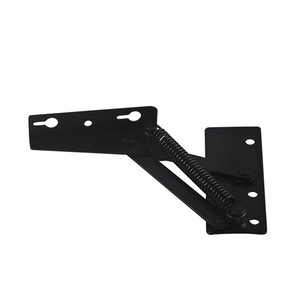 Régulateur d'angle à ressort fendu noir pour quincaillerie de meubles, fixation en surface, acier laminé à chaud, multi-angle - Product Image 4