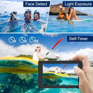 Boîtier de caméra robuste de voyage en usine prise de vue étanche Zoom optique 6X photographie numérique caméras de plongée en apnée 4k - Product Image 3