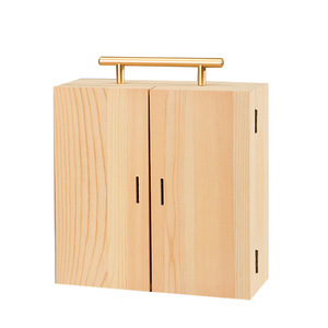 กล่องของขวัญงานเทศกาลทำจากไม้ กล่องของชำร่วยงานแต่งงานสำหรับเพื่อนเจ้าสาวและเจ้าบ่าว กล่องฉลองครบรอบหนึ่งเดือน กล่องของที่ระลึกทำจากไม้ - Product Image 5