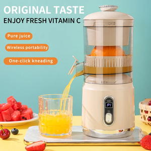 Nouveau <span class=keywords><strong>Presse</strong></span>-agrumes Électrique Portable Sans Fil Multifonctionnel pour Fruits et Oranges, Extracteur de Jus Lent, Mixeur à Affichage Numérique - Product Image 1