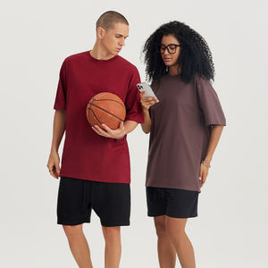 T-Shirt in Jersey Pesante 240gsm Stile Street - 100% <span class=keywords><strong>Cotone</strong></span> <span class=keywords><strong>Manica</strong></span> Corta con Stampa Digitale e Design Neutro - Product Image 5