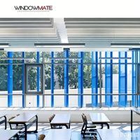 Lames d'aluminium OEM ODM, revêtement poudré, pour façade de bureau, ventilation, décoratives, extérieures, étanches, légères et durables