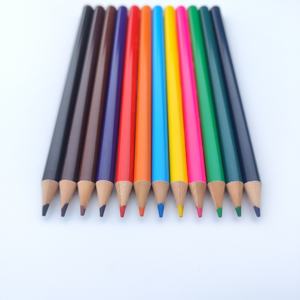 Juego de 12 Lápices de Colores de Madera Certificados Jumbo y En71, Redondos, para Uso en Oficina/Escuela - Product Image 2