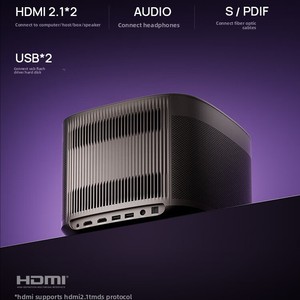 H6 Pro <b>Projector</b> 4K Lossless Optical High Brightness Smart <b>3D</b> Built-In LED Home Auto Short Throw H6 Pro 4K Resolution Offers Ult - Product Image 3