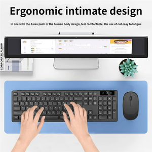 <span class=keywords><strong>Clavier</strong></span> d'ordinateur <span class=keywords><strong>AZERTY</strong></span> personnalisé, <span class=keywords><strong>sans</strong></span> <span class=keywords><strong>fil</strong></span>, ergonomique, pleine taille, avec <span class=keywords><strong>souris</strong></span>, pour l'Allemagne, l'Espagne <span class=keywords><strong>et</strong></span> l'arabe - Product Image 6