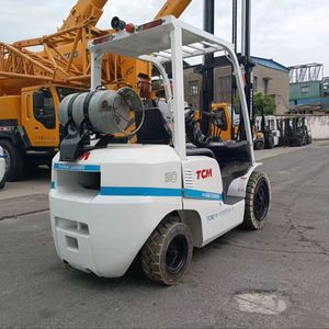 รถยกมือสอง 3 ตัน TCM LPG รุ่น TCM FD30 เครื่องยนต์ Isuzu นำเข้า เสากระโดงสองตอน ยางตัน จากญี่ปุ่น ราคาถูกกว่า - Product Image 6