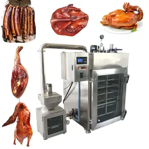 Gewerbliche Industrie Indoor Electric Viand Edelstahl Steak Wurst Fisch Raucher 250kg Gas Typ Ofen Rauch