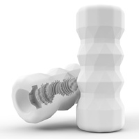 Masturbador Masculino con Textura 3D, Juguete Sexual Masculino de Bolsillo con Vagina de TPE |   Funda para Masturbación con Caja de Almacenamiento, Entrenamiento para Pene