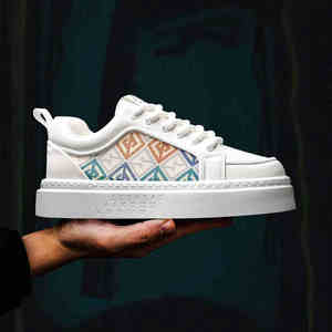 Groothandel Hoge Kwaliteit Designer Merk Heren Skateboard Schoenen Pu Katoenen Stof Rubber Loopstijl Schoen Oem Odm Schoen Leverancier - Product Image 6