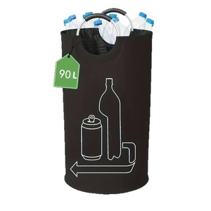 Cesto de Ropa Plegable de Tela Oxford con Asa de Aluminio, 79cm x 38cm, Organizador de Almacenamiento para Baño - Product Image 5