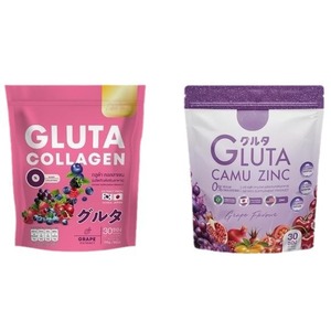 Poudre instantanée de collagène aux fruits mélangés GLUTA COLLAGEN rose CAMU ZINE, 30 sachets, Thaïlande <span class=keywords><strong>TK</strong></span>, vente chaude - Product Image 5