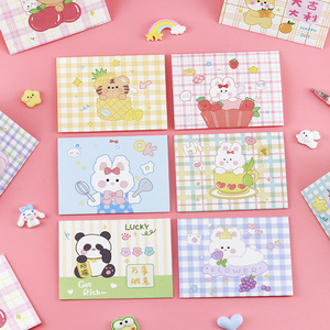 Creative Foodie Rabbit Christmas Cards Student Birthday Gifts Cute Party Cards with Envelopes Custom Logo Acceptable - Product Image 2