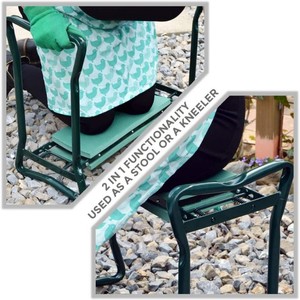 Foldable Portable <b>Garden</b> Kneeler Deep Chair Bench Seat <b>Stool</b> <b>Garden</b> Kneeler Seat with Tool Pocket - Product Image 4