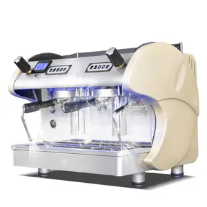 מסחרי אספרסו איטלקי יצרנית אישית עם מחיר סיטונאי סגנון נירוסטה חשמלי חצי אוטומטי מכונת קפה