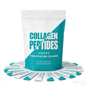 Collagène <span class=keywords><strong>Marin</strong></span> Hydrolysé Naturel GMP Halal OEM en Poudre – Complément Alimentaire en Gros – Boisson au Collagène – 30 Sachets/sac - Product Image 1