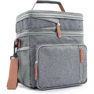 Échantillon gratuit, sac isotherme personnalisé OEM, logo, livraison pour sac de livraison de nourriture, réutilisable, thermique, non tissé - Product Image 5