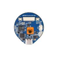 RP2350 MCU Board, With 1.28inch Round Touch LCD, Dual-core & Dual-architecture Design, 240x240 Pixels, 65K Color, IPS Panel