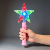 Leuchtender Sternenlichtstab Batteriebetrieben Mehrfarbiger LED-Stab 24cm für Festliche Geburtstage und Nachtpartys