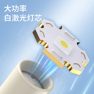 Linterna de Autodefensa de Doble Arco de Alto Voltaje con Luz Láser y Lámpara de Advertencia Lateral, 30W Recargable, 4800mAh - Product Image 3