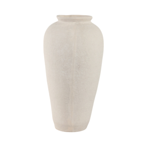 Vaso alto e affusolato in cartapesta color terracotta per fiori, da pavimento, per soggiorno, camera da letto, ufficio. - Product Image 3