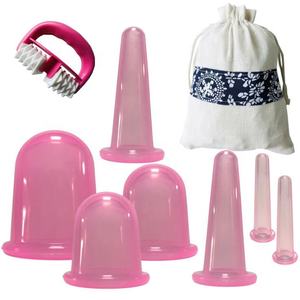 Hete Verkoop Gezondheid 7 In 1 Massage Siliconen Cupping Huishoudelijke Absorptie Pot Siliconen Cupping Set - Product Image 1