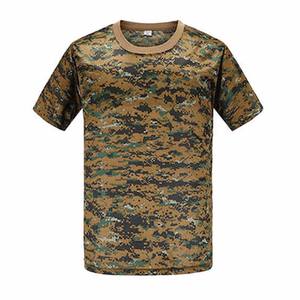 Camiseta de entrenamiento vintage de camuflaje para hombre, ropa de sublimación de poliéster para correr al aire libre de secado rápido, camiseta de camuflaje personalizada al por mayor - Product Image 4