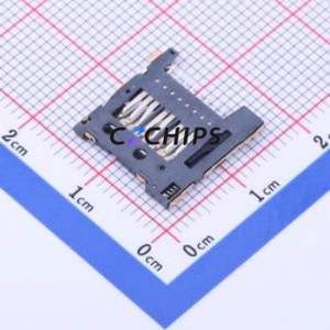 TF-019 SD Card / Memory Card Connector SMD Connector Self-Return Type MicroSD Card (TF Card) Card Holder 1.45mm - Product Image 2