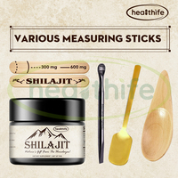 Shilajit Pur de l'Himalaya de Qualité Or, Acide Fulvique Liquide, Résine de Shilajit 30g 50g, Marque Privée