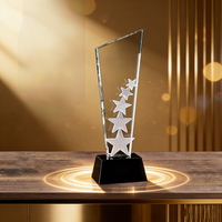 Article phare : Trophées en cristal poli inspirés des stars, gravables pour les concours académiques, les concours de talent jeunesse et les récompenses des clubs d'astronomie