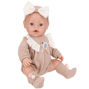 ZAPF-Trajes de muñecas de American Girl de 43cm para otoño e invierno, estilo de juguete de dibujos animados, accesorios de ropa de Bambú - Product Image 3