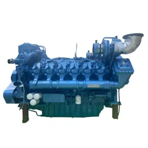 V型12缸潍柴博杜安12M33C1000-15 1000HP柴油船/船用发动机