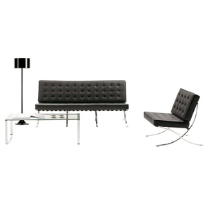 Fashionable Images Black Leather Sofa <b>Office</b> Furniture Retailers - Product Image 4