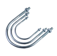 Collier de serrage en U à tête hexagonale en acier inoxydable ANSI JIS EN ISO pour tuyaux, conduites, suspension de remorque, fixation automobile et industrielle