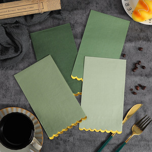 Comercio electrónico transfronterizo para restaurantes y hoteles: servilletas cuadradas desechables de color sólido de primera calidad, personalizables con logotipo - Product Image 2
