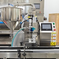 Machine de remplissage automatique de bouteilles de savon liquide, machine d'emballage pour le remplissage de crèmes cosmétiques, d'eau et d'huile