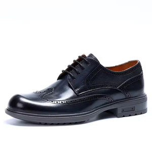 Chaussures Richelieu en Cuir Véritable pour Hommes, Formelles et Habillées, à Lacets, Nouveauté 2025, Bout Carré, Semelle Intermédiaire Épaisse en Caoutchouc, Anti-Odeur, Intemporelles - Product Image 5