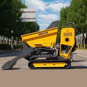 HY-A05 Mini camion hydraulique chenillé Dumper recruter Agent pas cher petit transporteur sur chenilles usine directement vente Mini Dumpers - Product Image 1