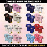 Uniformes de baseball personnalisés pour couples, nom et numéro personnalisés, hauts respirants 100% polyester pour hommes S-5XL