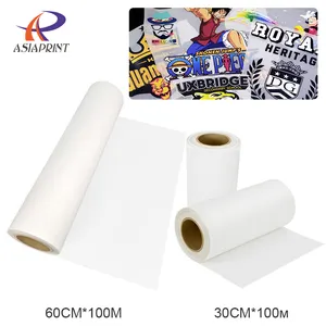 Asiaprint Customize Package A3 A4 8.3" X 11.7" 100 Sheet Hot Peel DTF PET Transfer Film Heat Transfer Paper Direct To T Shirts