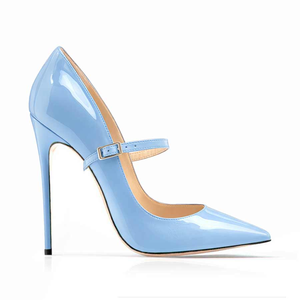 <span class=keywords><strong>Décolleté</strong></span> Vernice Glicine 2026 con Cinturino a Fibbia, Punta Affusolata e <span class=keywords><strong>Tacco</strong></span> a Spillo, Scarpe da Ufficio da Donna - Product Image 3