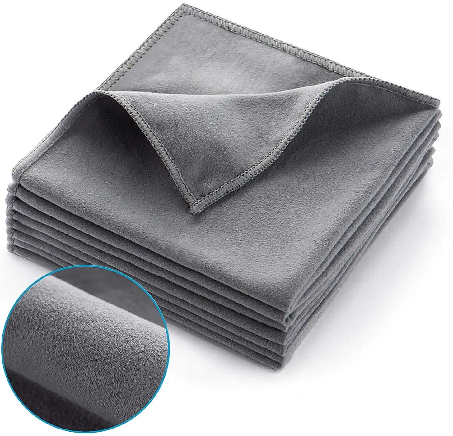 Eco-Friendly Streak-Free Suede Microfiber Cloth for Everyday Kitchen Cleaning and Jewelry Care