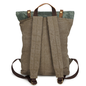 Design School Business <strong>Laptop</strong> Backpack Custom <strong>Women</strong> Canvas Rolltop <strong>Laptop</strong> Backpack High Quality 2024 <strong>Rucksack</strong> - Product Image 4